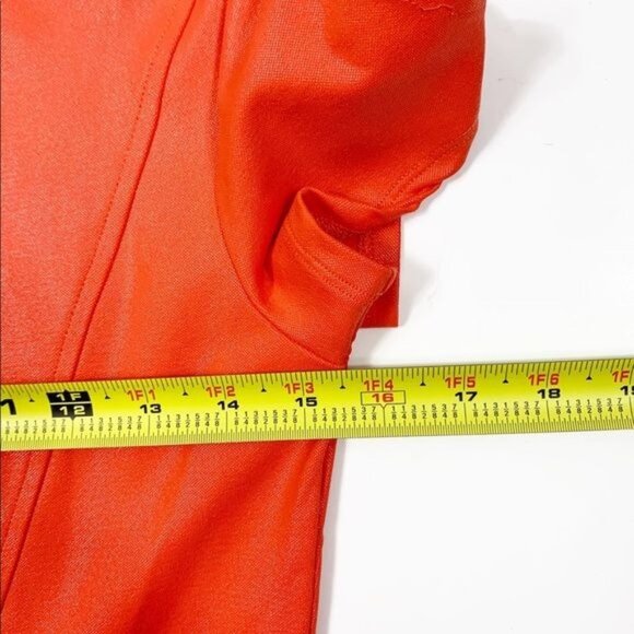 Leith Cutout Coral/Orange Shimmer Dress Size Small ASO Aria Pretty Little Liars - Picture 6 of 13